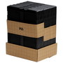 Day Juego De 2 Cajas Plegables 33x24,5x15 cm Negra Plástico Reciclado Apilables Con Etiqueta