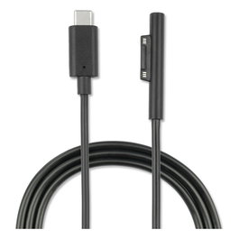 4smarts Cable Carga Sincronización Microsoft Surface Connect a USB Tipo-C 5A 1m Negro 468683
