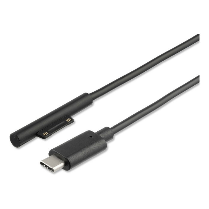 4smarts Cable Carga Sincronización Microsoft Surface Connect a USB Tipo-C 5A 1m Negro 468683