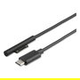 4smarts Cable Carga Sincronización Microsoft Surface Connect a USB Tipo-C 5A 1m Negro 468683