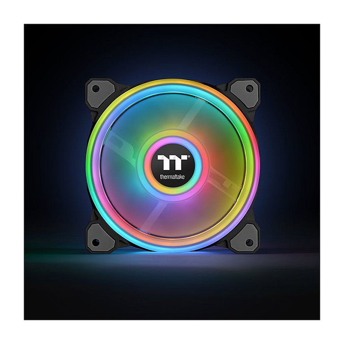 Thermaltake Riing Quad 12 RGB TT Premium Edition Negro (Pack de 3) Thermaltake Riing Quad 12 RGB TT Premium Edition Negro (Pack de 3)