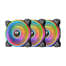 Thermaltake Riing Quad 12 RGB TT Premium Edition Negro (Pack de 3)