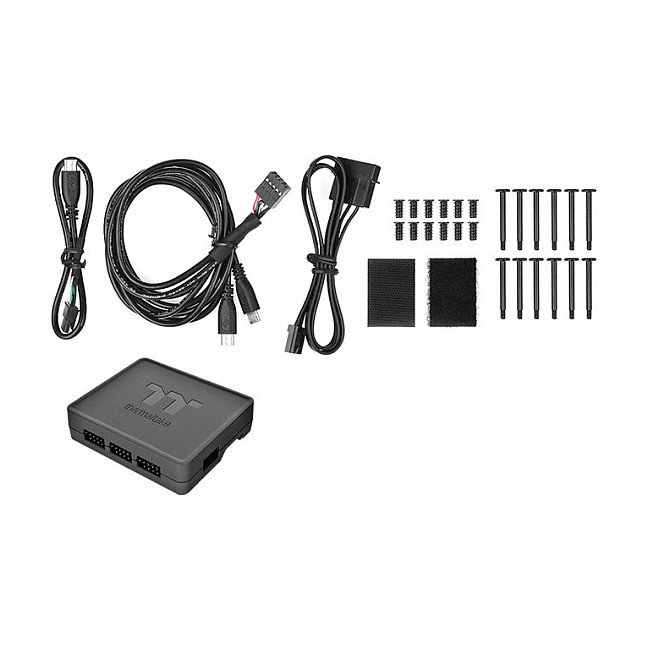 Thermaltake Riing Quad 12 RGB TT Premium Edition Negro (Pack de 3) Thermaltake Riing Quad 12 RGB TT Premium Edition Negro (Pack de 3)