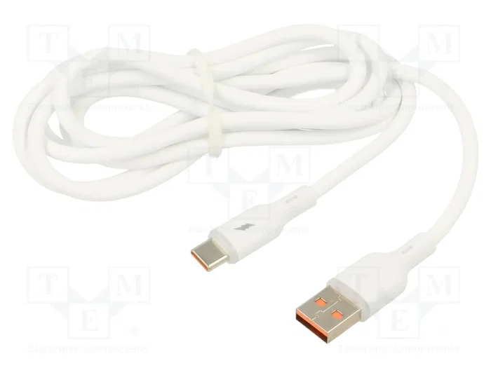 AKYGA Cable USB 2.0 de USB A a USB C, 1,8m, Blanco AKYGA Cable USB 2.0 de USB A a USB C, 1,8m, Blanco