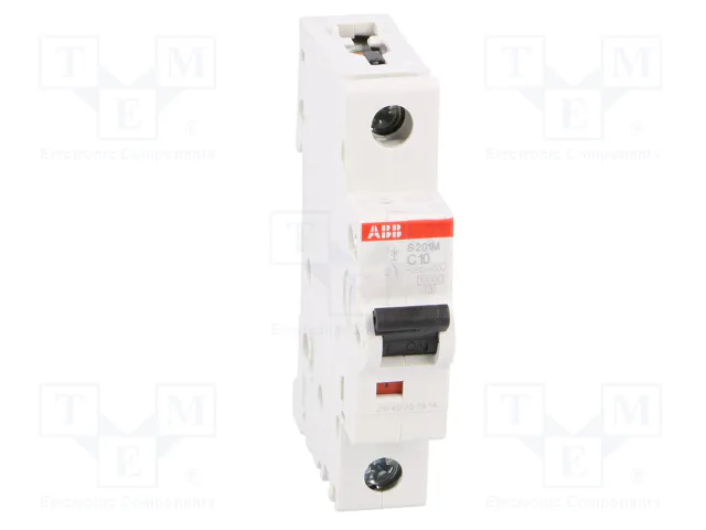 ABB S201M-C10 Interruptor magnetotérmico 10A 1P 10kA