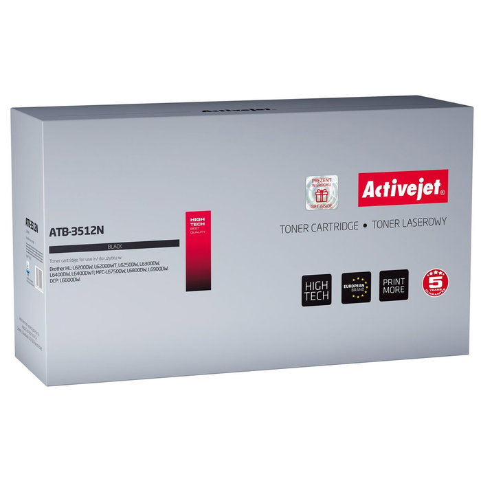 TÓner activejet compatible para brother tn-3512 - supreme - 12.000 pÁginas - negro) TÓner activejet compatible para brother tn-3512 - supreme - 12.000 pÁginas - negro)