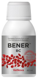 Vetnova BENER RC 60ML Solución Oral Vitamínico-Mineral Perros Gatos Hierro Inapetencia Recuperación