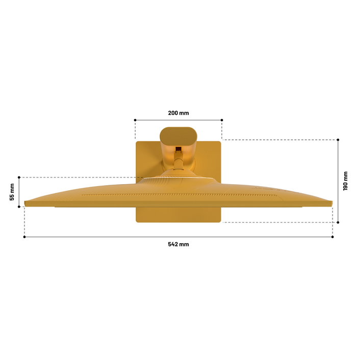 JAPANNEXT Monitor Gaming IPS JN-I238FHD120F-HSP-YE 23.8 Pulgadas Full HD 1920x1080 0.5 ms 120 Hz AMD FreeSync Amarillo