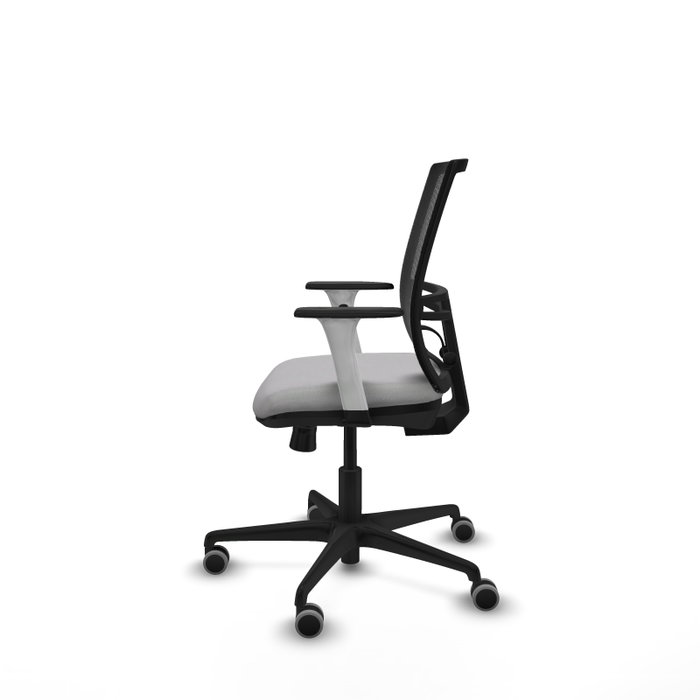 PIQUERAS Y CRESPO Silla de oficina Yunquera con mecanismo Sincro/Traslack, Gris claro y Negro PIQUERAS Y CRESPO Silla de oficina Yunquera con mecanismo Sincro/Traslack, Gris claro y Negro
