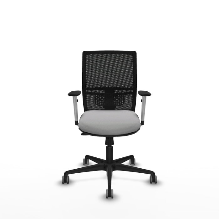 PIQUERAS Y CRESPO Silla de oficina Yunquera con mecanismo Sincro/Traslack, Gris claro y Negro PIQUERAS Y CRESPO Silla de oficina Yunquera con mecanismo Sincro/Traslack, Gris claro y Negro