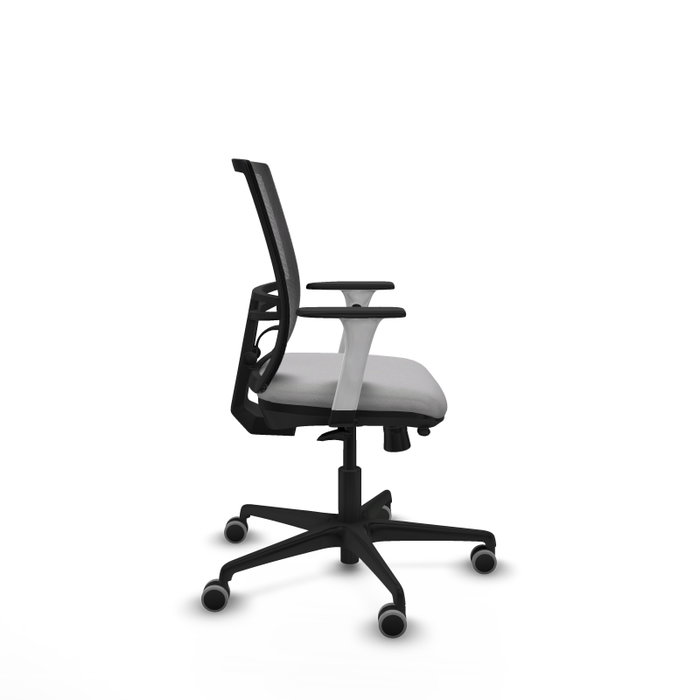 PIQUERAS Y CRESPO Silla de oficina Yunquera con mecanismo Sincro/Traslack, Gris claro y Negro PIQUERAS Y CRESPO Silla de oficina Yunquera con mecanismo Sincro/Traslack, Gris claro y Negro