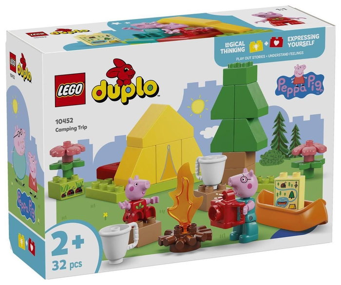 Lego DUPLO Peppa Pig 10452 Camping Holiday - Juego de construcción para niños de 2 años Lego DUPLO Peppa Pig 10452 Camping Holiday - Juego de construcción para niños de 2 años