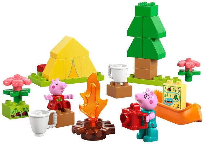 Lego DUPLO Peppa Pig 10452 Camping Holiday - Juego de construcción para niños de 2 años Lego DUPLO Peppa Pig 10452 Camping Holiday - Juego de construcción para niños de 2 años