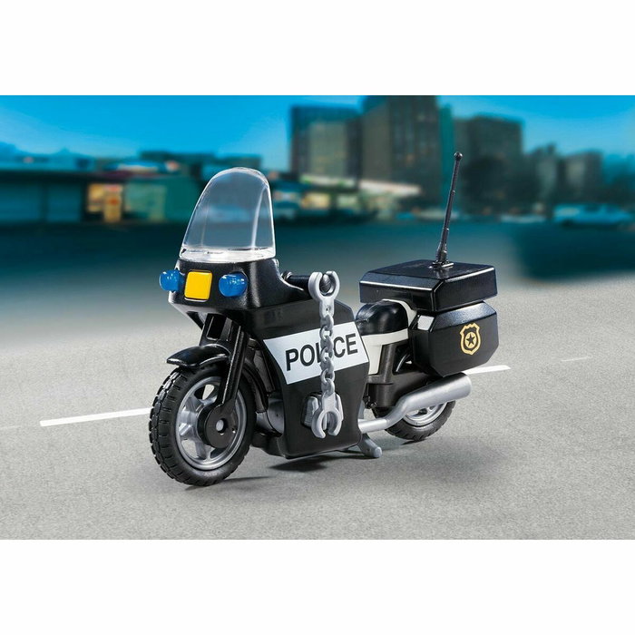 Playmobil Maleta de Policía Motorista - 13 piezas Playmobil Maleta de Policía Motorista - 13 piezas