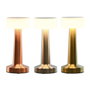 DKD Home Decor Lámpara de Sobremesa LED Metal Táctil Surtido de 3 Colores