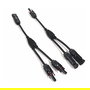 EcoFlow 50004032 - Cable de Conexión Paralela Solar MC4 Macho/Hembra para Series DELTA y RIVER - Negro