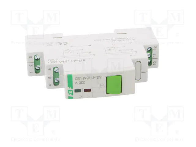 F&F BIS-411BM-LED Relé de instalación biestable por impulsos NA