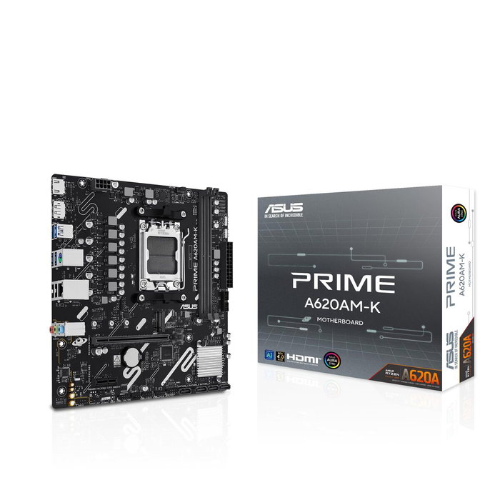 ASUS PRIME A620AM-K micro ATX con Socket AM5 y DDR5