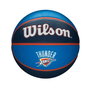 Balón de Baloncesto Wilson Nba Team Tribute Okc Azul Caucho (Talla 7)