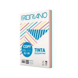 Sadipal Pack de 250 Hojas de Papel A3 Colores Pastel 80g