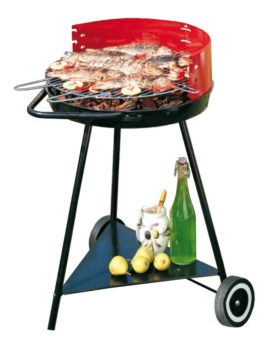 BAMBU Barbacoa Chapa Mallorca 51 cm con Ruedas BAMBU Barbacoa Chapa Mallorca 51 cm con Ruedas