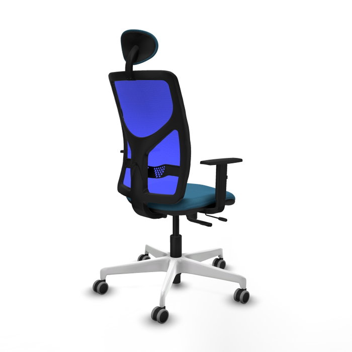 PIQUERAS Y CRESPO Silla de oficina Motilla con mecanismo Sincro/Traslack Verde petróleo y Azul PIQUERAS Y CRESPO Silla de oficina Motilla con mecanismo Sincro/Traslack Verde petróleo y Azul
