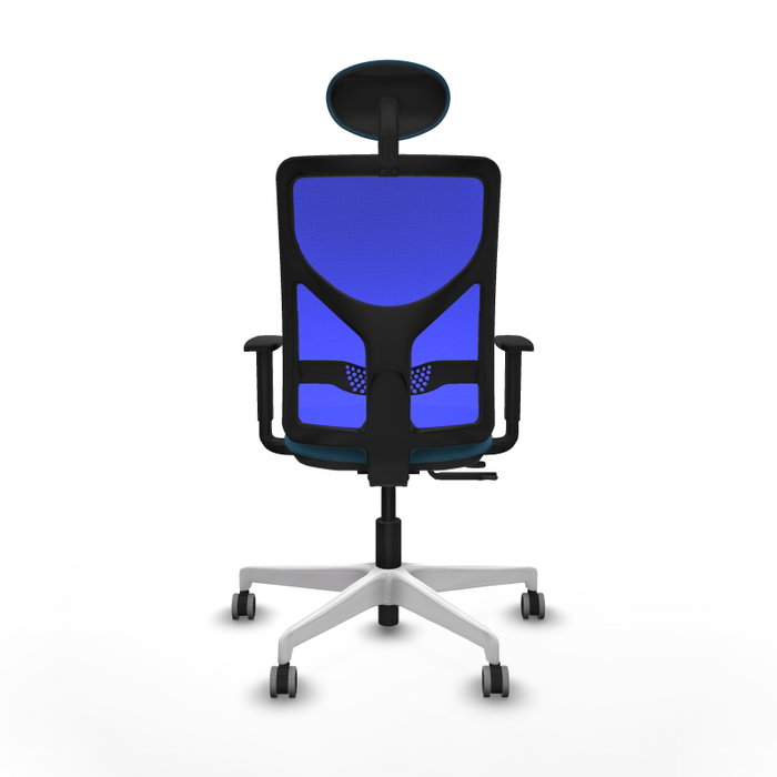 PIQUERAS Y CRESPO Silla de oficina Motilla con mecanismo Sincro/Traslack Verde petróleo y Azul PIQUERAS Y CRESPO Silla de oficina Motilla con mecanismo Sincro/Traslack Verde petróleo y Azul