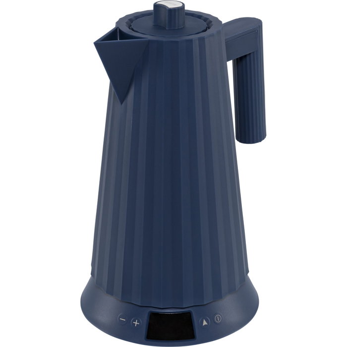 Alessi Plissé Hervidor Eléctrico Azul con Control de Temperatura