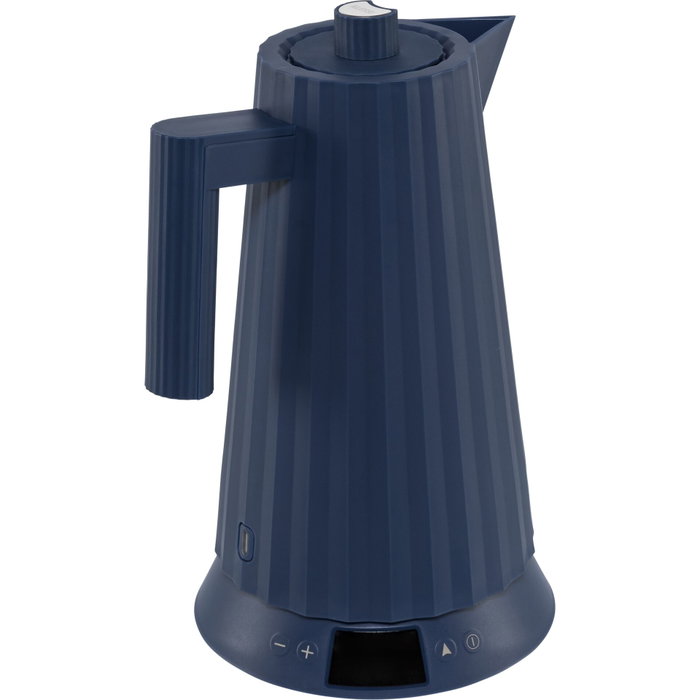 Alessi Plissé Hervidor Eléctrico Azul con Control de Temperatura