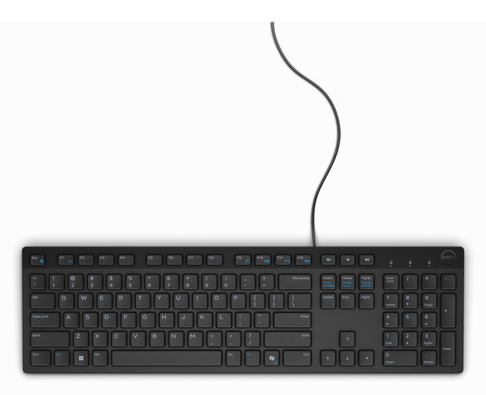 DELL Teclado con cable KB216 Español QWERTY 100% USB Negro Universal, Incluye Ratón DELL Teclado con cable KB216 Español QWERTY 100% USB Negro Universal, Incluye Ratón