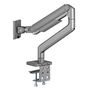 Ewent EW1529 - Soporte Brazo de Monitor para Escritorio, VESA 75/100, Hasta 49 Pulgadas y 20kg, Abrazadera en C, Inclinación +90°/-90°, 180° Giro, 360° Rotación, Gestión de Cables