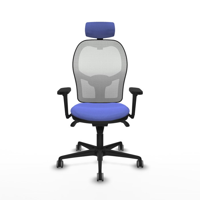 PIQUERAS Y CRESPO Silla de oficina Jorquera Azul claro y Blanco