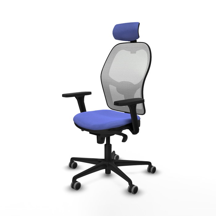 PIQUERAS Y CRESPO Silla de oficina Jorquera Azul claro y Blanco
