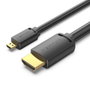 Vention Cable Micro HDMI 2.0 a HDMI Macho 4K 2m Negro