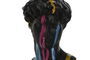 DKD Home Decor Figura Busto Resina Negro Multicolor 9 x 15 x 10 cm (4 Unidades)