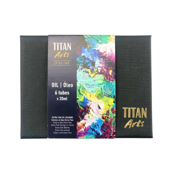 Titan Arts Set Óleo Extra Fine Primario 6X20 ml Titan Arts Set Óleo Extra Fine Primario 6X20 ml