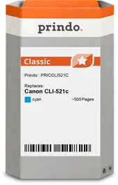 Prindo Cartucho de tinta Cian PRICCLI521C Classic