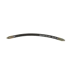 Faher Racor flexible para engrase con trenza de acero, 500 mm, sin boquilla, 225 bar/3260 psi, para puntos de difícil acceso