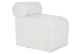 DKD Home Decor Descalzadora Madera DM y Poliéster Blanco