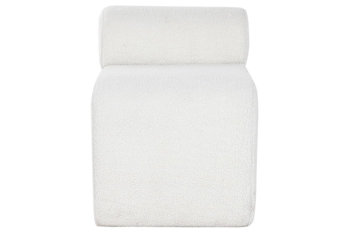 DKD Home Decor Descalzadora Madera DM y Poliéster Blanco