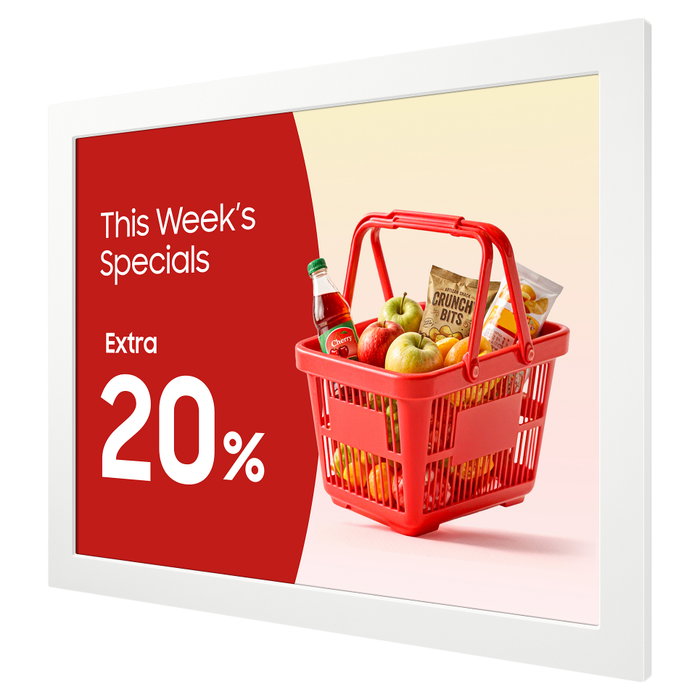 Samsung EM13DX 13,3" E-Paper Display E Ink Spectra 6 Digital Signage Tizen OS Blanco Samsung EM13DX 13,3" E-Paper Display E Ink Spectra 6 Digital Signage Tizen OS Blanco