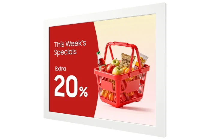 Samsung EMDX EM13DX 13,3 pulg. E-Paper Digital Signage Blanco Samsung EMDX EM13DX 13,3 pulg. E-Paper Digital Signage Blanco