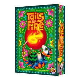 Juegos Tails on Fire - Juego de Cartas de Mesa de Memoria y Estrategia para Niños y Adultos a Partir de 8 Años, Juego Familiar Rápido y Competitivo