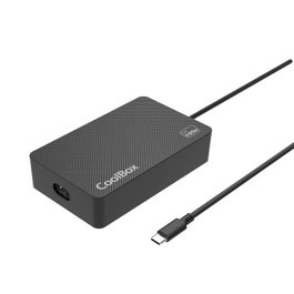 COOLBOX Cargador USB-C GaN 100W, Alimentador Universal COO-NB100-UC con Tecnología Power Delivery PD3.0 para Portátil, Tablet, Smartphone, Selección Automática de Voltaje