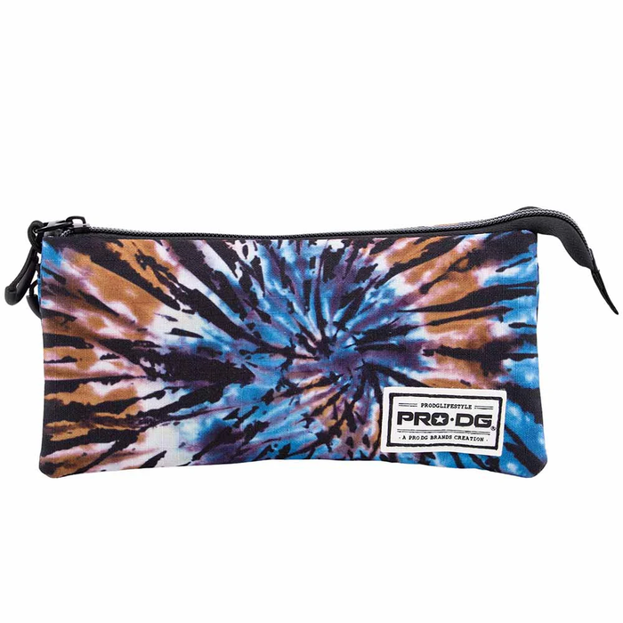 Pro-Dg Estuche Portatodo Triple HS Trip PRO-DG Multicolor con 3 Compartimentos y Cierre Cremallera