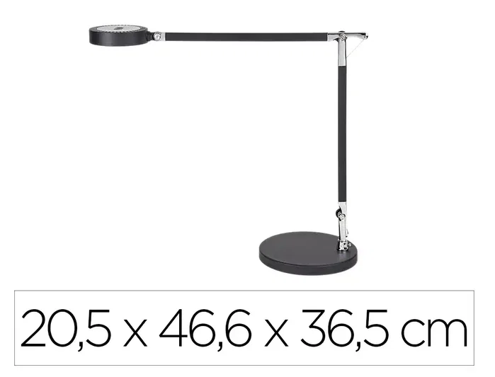 Maul Lámpara de escritorio LED 5W con panel táctil y doble brazo, negra Maul Lámpara de escritorio LED 5W con panel táctil y doble brazo, negra