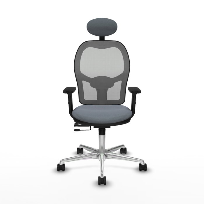 PIQUERAS Y CRESPO Silla de oficina Jorquera Gris con mecanismo Sincro/Traslack PIQUERAS Y CRESPO Silla de oficina Jorquera Gris con mecanismo Sincro/Traslack