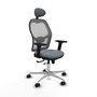 PIQUERAS Y CRESPO Silla de oficina Jorquera Gris con mecanismo Sincro/Traslack