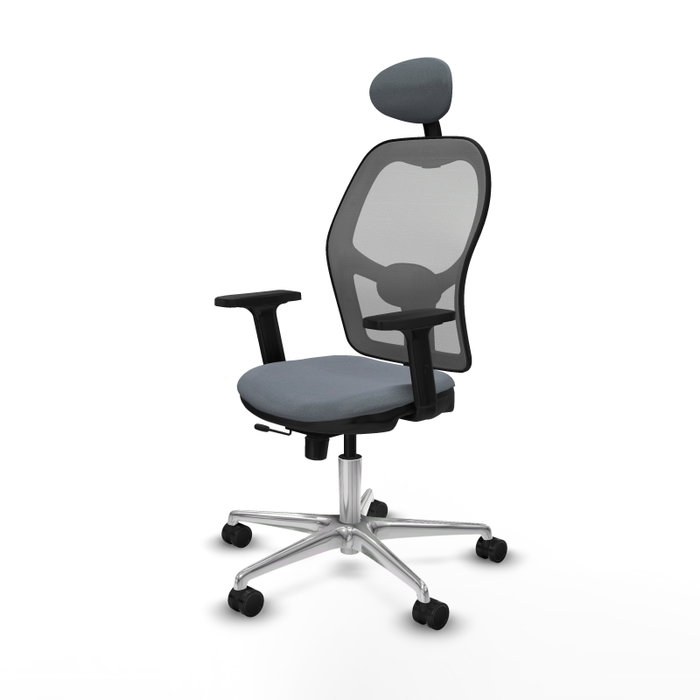 PIQUERAS Y CRESPO Silla de oficina Jorquera Gris con mecanismo Sincro/Traslack PIQUERAS Y CRESPO Silla de oficina Jorquera Gris con mecanismo Sincro/Traslack