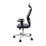 PIQUERAS Y CRESPO Silla de oficina Jorquera Gris con mecanismo Sincro/Traslack